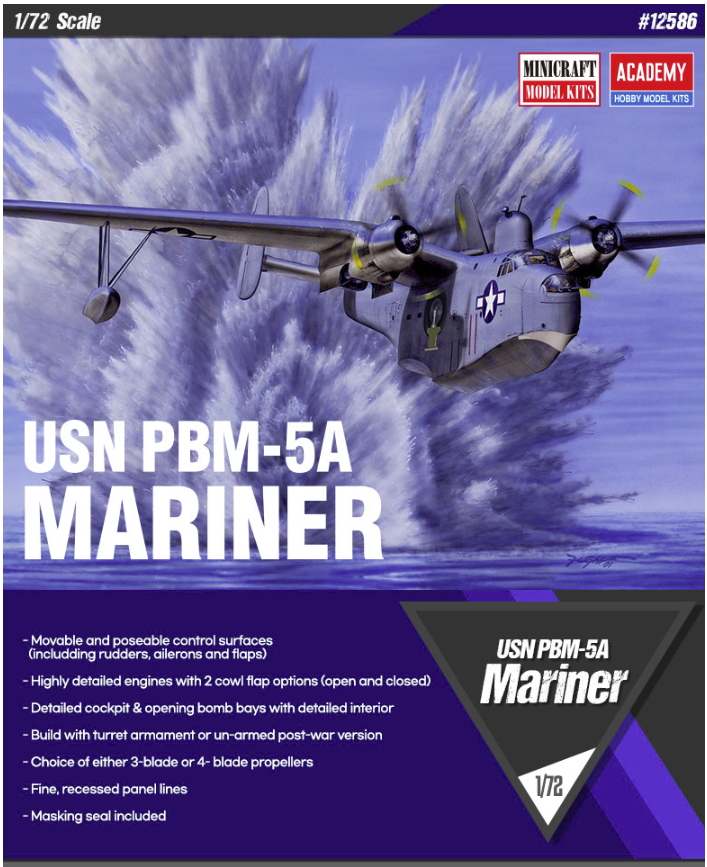 Academy 12586 USN PBM-5A MARINER 1/72 – immagine 2