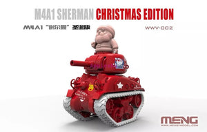 Meng Model WWV-002 M4A1 Sherman Q Editon Assembly Model Christmas Xmas Special Gift – image 2