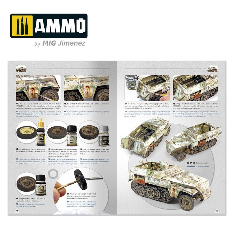 Ammo of Mig 6039 How to Paint Winter WWII German Tanks Multilingual (Eng - Spa) – image 8