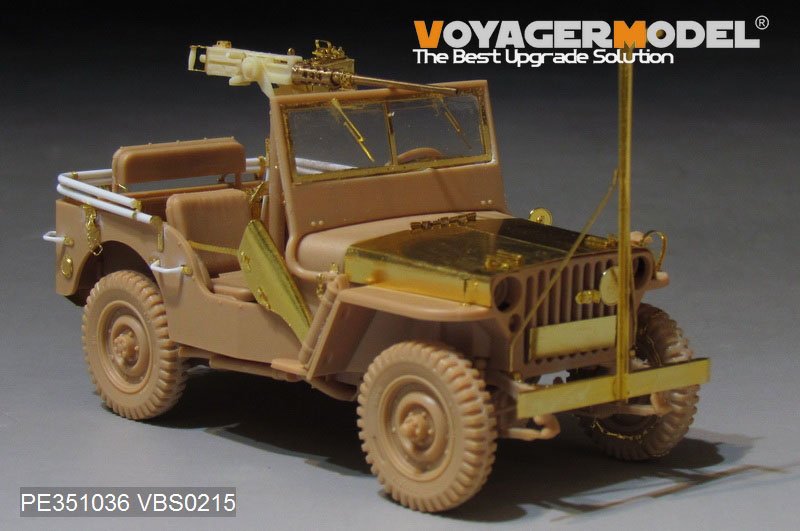 Voyager Model PE351036 WWII US Jeep Willys MB upgrade set（For MENG VS-011）1/35 – Bild 3