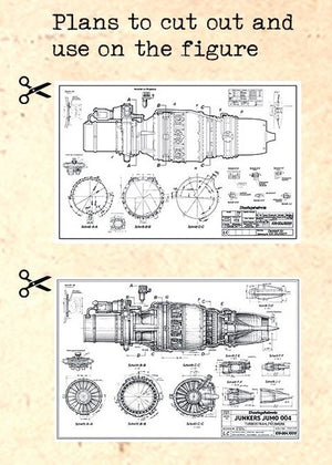 Das Werk DW32101 German Mechanics WW2 with Technical Drawings 1/32