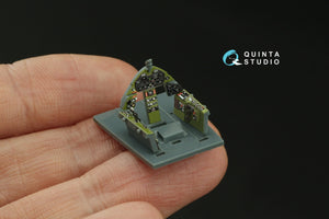 Quinta Studio QD72147 F6F-3 Hellcat 3D-Printed colored Interior on decal paper (Eduard) 1/72 – obrázek 8