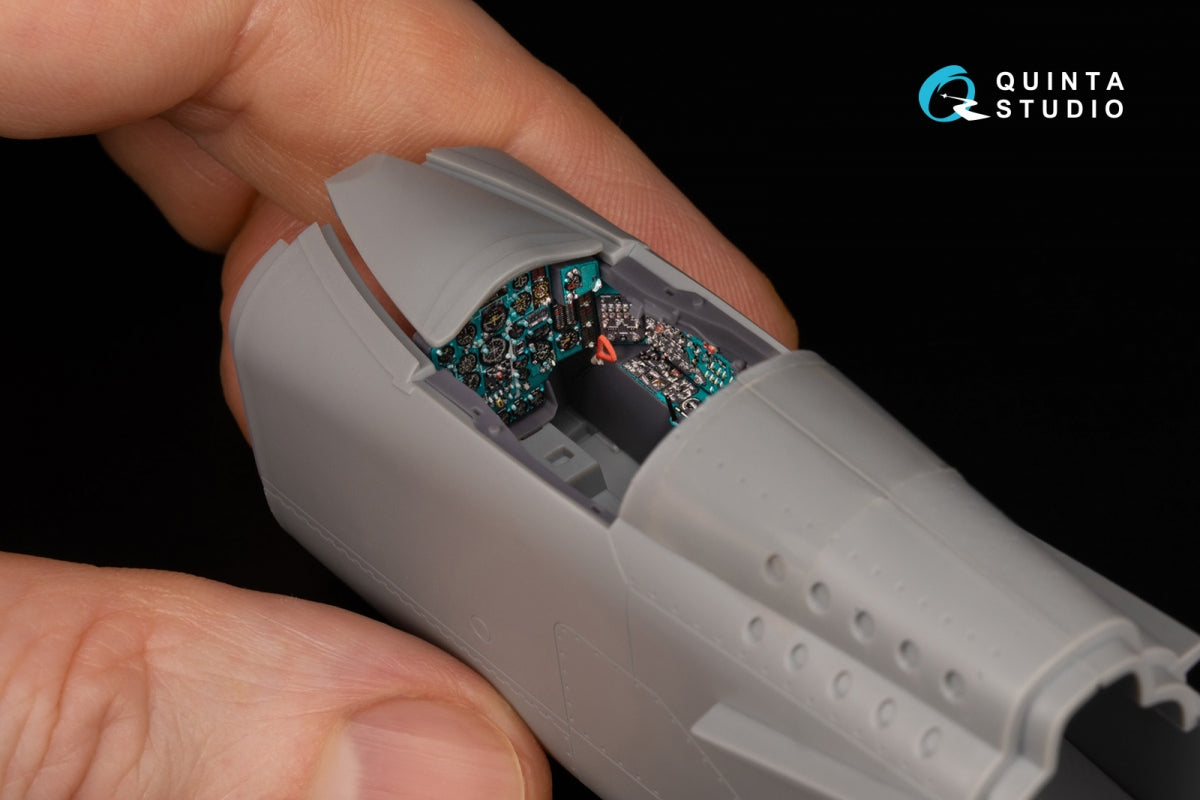 Quinta Studio QD+48557 MiG-25BM 3D-Printed &amp;amp; colored Interior on decal paper (ICM) (with 3D-printed resin parts) 1/48 – image 9