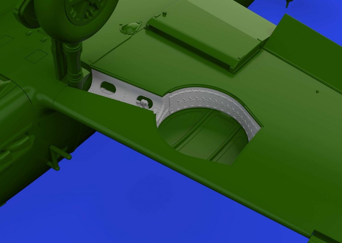 Eduard 672323 Bf 109F/ G wheel bays angular PRINT EDUARD 1/72 – imagen 3