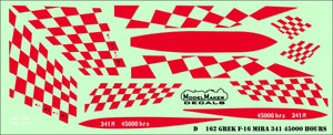 ModelMaker Decals D48162 Greek F-16 341 Mira 45000 Hours 1/48 – imagen 2