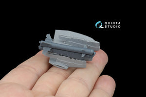 Quinta Studio QT48091 Light multi-purpose guided missile X-39 "Product 305" LMUR, single-pack kit for Ka-52M (for all kits) 1/48