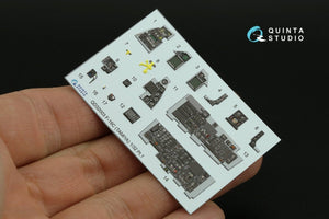 Quinta Studio QDS-32003 F-16C 3D-Printed &amp;amp; colored Interior on decal paper (Tamiya) (small version) 1/32 – Bild 10
