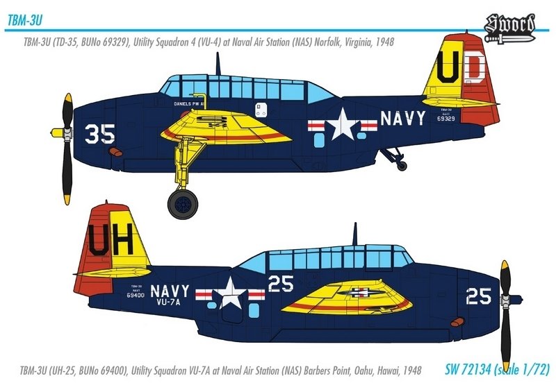 Sword 72134 TBM-3U Avenger 1/72 – image 2