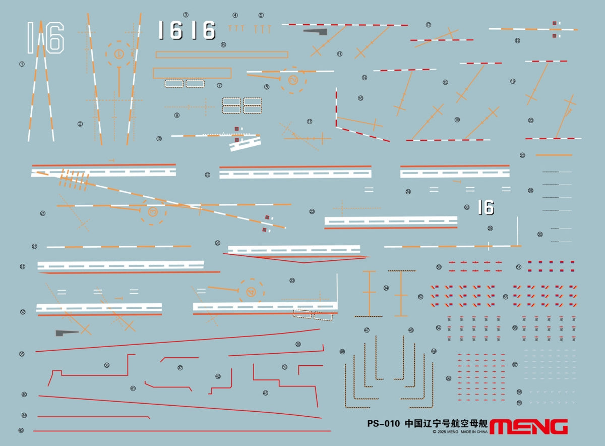Meng Model PS-010 Aircraft Liaoning 1/700 – image 3