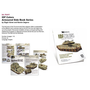 Vallejo 75017 Book Armored Side: IDF Colors (English Version)