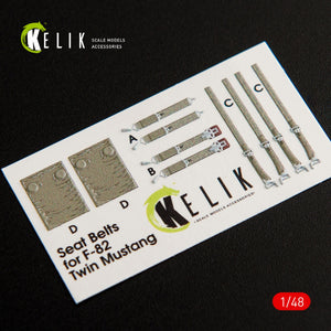 KELIK K48046 F-82 E/H TWIN MUSTANG INTERIOR 3D DECALS FOR MODELSVIT 1/48 – image 3