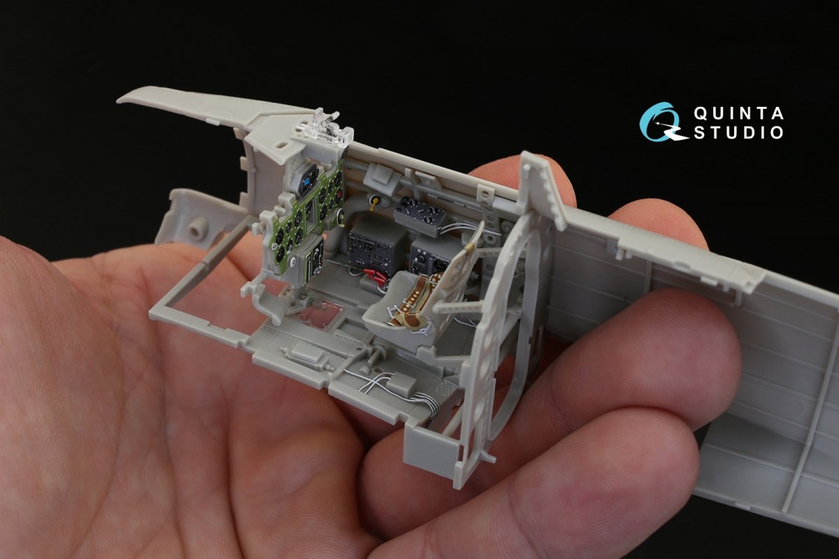 Quinta Studio QD32025 A6M2b (Nakajima prod.) 3D-Printed &amp;amp; colored Interior on decal paper (for Tamiya kit) 1/32 – image 5