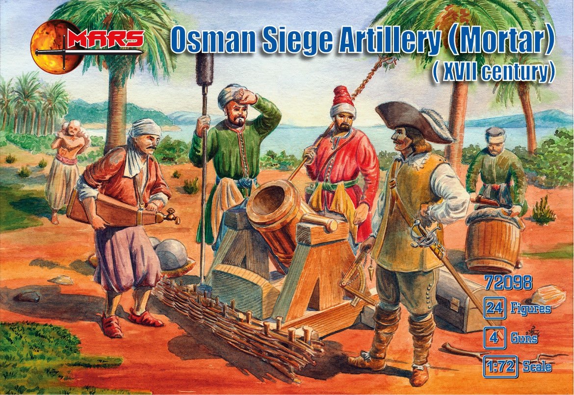 Mars 72098 Osman Siege Artillery (Mortar) XVII Century 1/72
