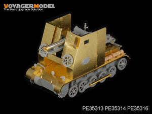 Voyager Model PE35313 WWII German 150mm s.IG.33(Sf) auf Pz.Kpfw.I Ausf.B Basic For DRAGON 6259 1/35 – image 2