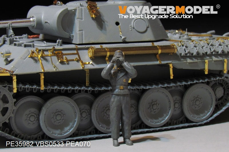Voyager Model PE35982 WWII German Panther D Tank Early version Basic For TAKOM 2103 1/35 – obrázek 12