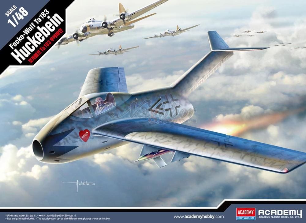 Académie 12327 Focke-Wulf Ta183 Huckebein 1/48