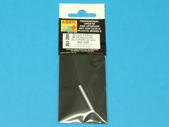 Aber 35L-204 Soviet 122mm M-30 barrel for SELF-PROPELLED GUN SU-122 1/35 – image 5