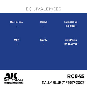 AK Interactive RC845 Rally Blue 74F 1997-2002 17 ml – image 3