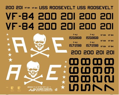 HobbyDecal AL48003V1 F-4J VF-84 Jolly Rogers Late 1971 1/48 – image 5