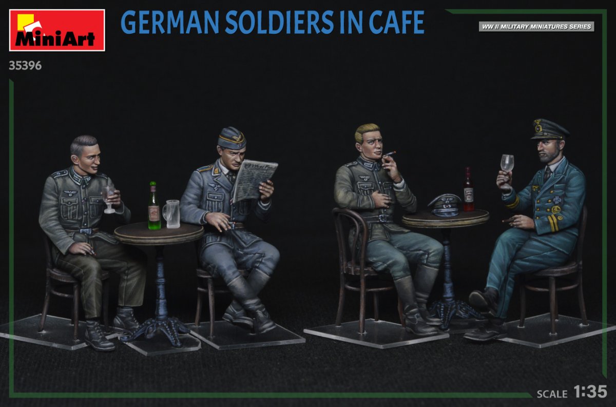 MiniArt 35396 GERMAN SOLDIERS IN CAFE 1/35 – imagen 2