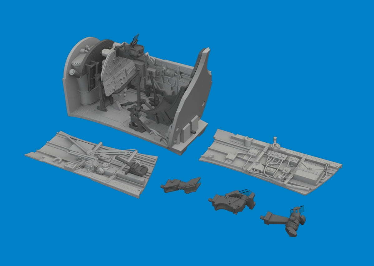 Eduard 6481124 P-40E cockpit w/ late seat PRINT EDUARD 1/48 – image 2