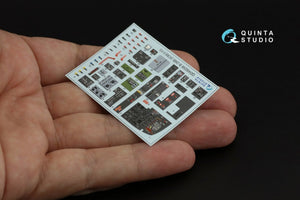 Quinta Studio QD48258 A(B)-26B 3D-Printed &amp;amp; colored Interior on decal paper (ICM) 1/48 – image 5