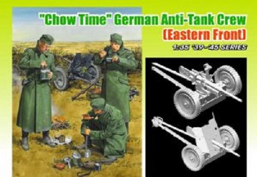 Dragon 6697 Chow Time German Anti-Tank Gun Crew (Eastern Front) 1/35 – Bild 2