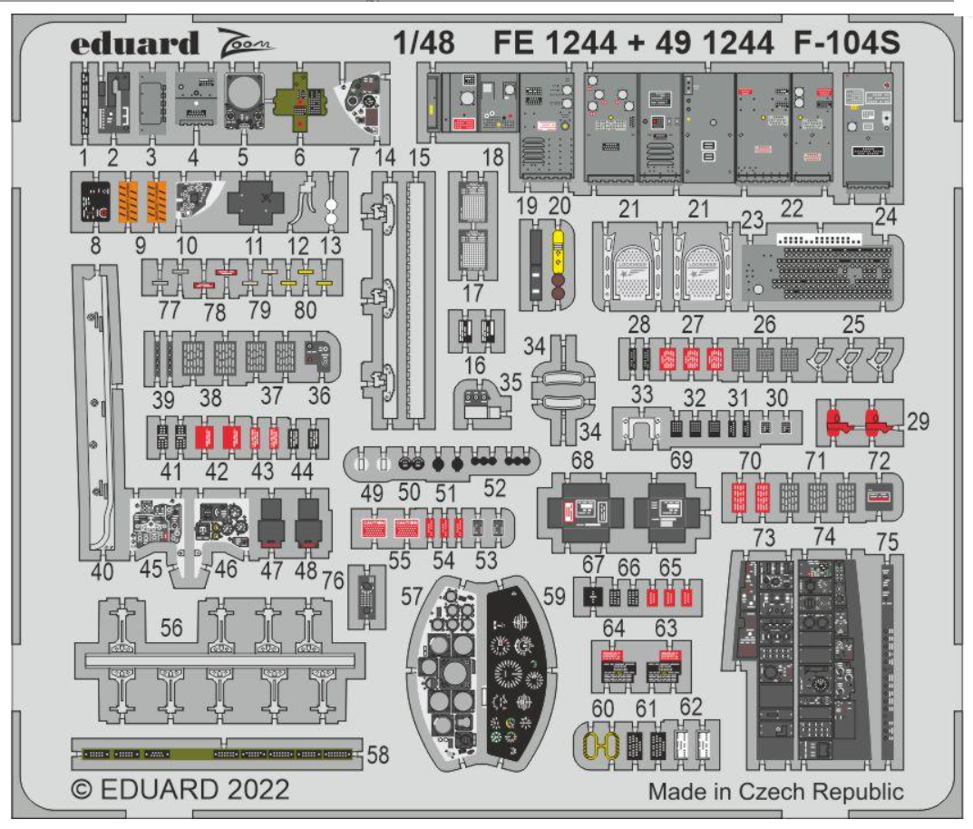 Eduard 491244 F-104S KINETIC 1/48 – imagen 2