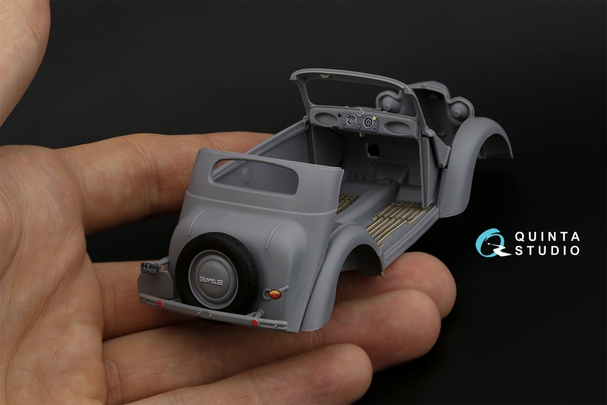 Quinta Studio QD35081 Opel kadett k38 3D-Printed &amp;amp; colored Interior on decal paper (ICM) 1/35 – image 3