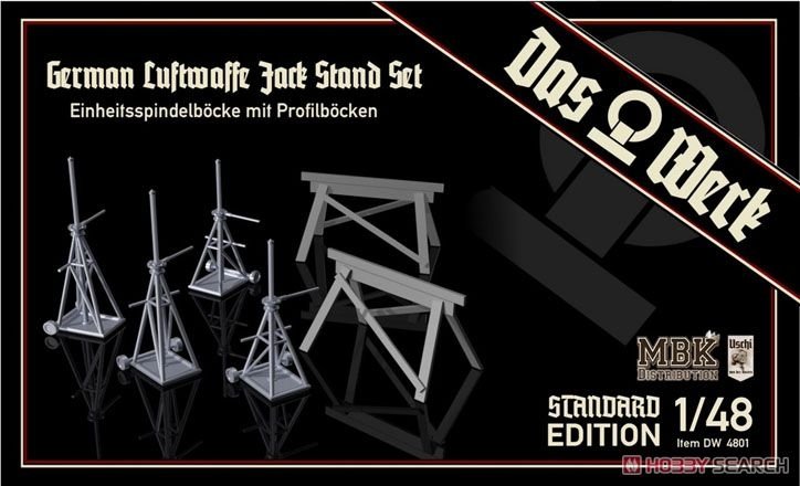 Das Werk DW4801 German Luftwaffe Jack Stand Set - Standard Edition 1/48 – Bild 4