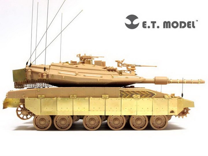 ET Model E35-098 Israel Merkava Mk.IV Tank LIC Side Skirts (For ACADEMY 13227) (1/35) – Bild 2