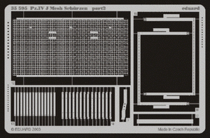 Eduard 35595 Schurzen mesh Pz. IV Ausf. J 1/35 Tamiya – image 3