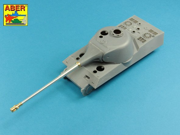 Aber 35L-231 10.5cm KwK L/70 barrel with double baffle muzzle brake for German Pz.Kpfw. VII Lowe 1/35 1/35 – image 11