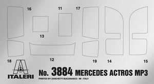 Italeri 3884 Mercedes-Benz Actros MP3 1/24 – image 12
