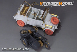 Voyager Model PE351314 WWII German Kubelwagen Type 82 Africa Troop Version Upgrade Set For MENG VS-015 1/35 – image 13