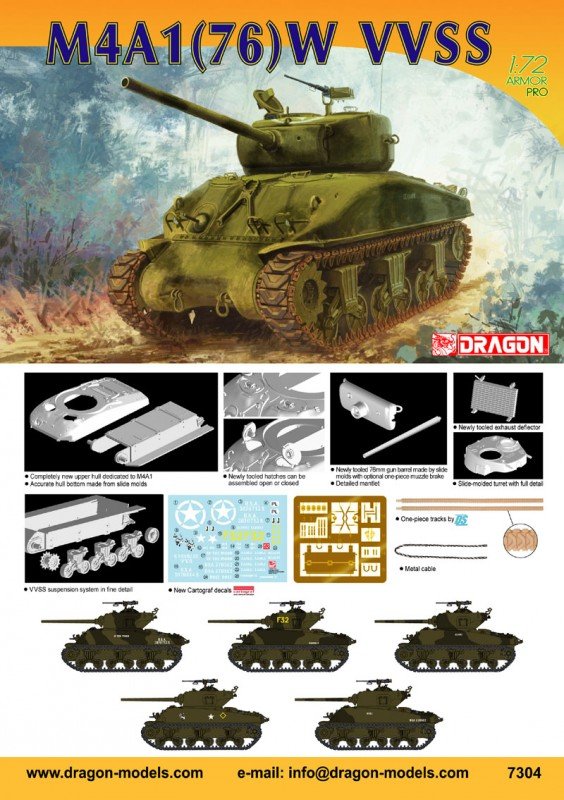 Dragon 7304 M4A1 (76) W VVSS 1/72 – obrázek 2