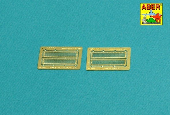 Aber 48A31 Grilles for Pz.Kpfw. III &amp;amp; Stug III Fit to Tamiya models: 32540; 32524; 32525; 32543; 1/48 – Bild 2