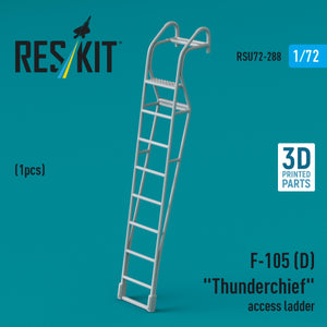 RESKIT RSU72-0288 F-105D &amp;quot;Thunderchief&amp;quot; access ladder (1 pcs) (3D Printed) 1/72