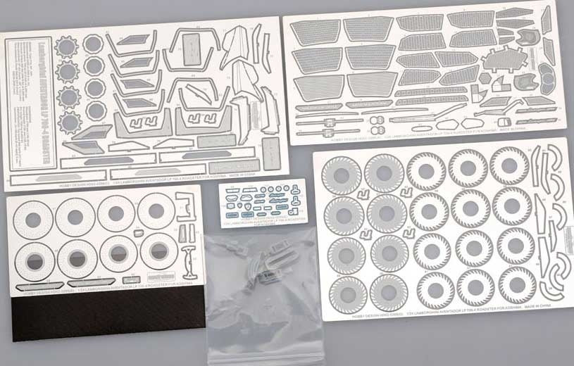 Hobby Design HD02-0295 Lamborghini Aventador LP700-4 Roadster Detail Set for Aoshima 1/24 – image 2