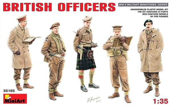 MiniArt 35165 BRITISH OFFICERS 1/35