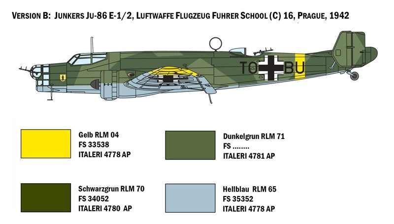 Italeri 1391 JU 86 E1/E2 1/72 – image 6