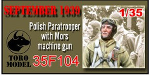ToRo Model 35F104 September 1939 - Polish Paratrooper with PM Mors / September 1939 - Polish Paratrooper with Mors machine gun 1/35 – Bild 2