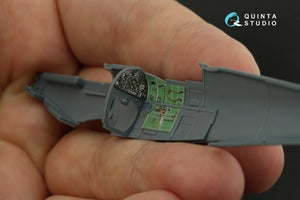 Quinta Studio QD72043 Spitfire Mk.VIII 3D-Printed &amp;amp; colored Interior on decal paper (Eduard) 1/72 – immagine 8