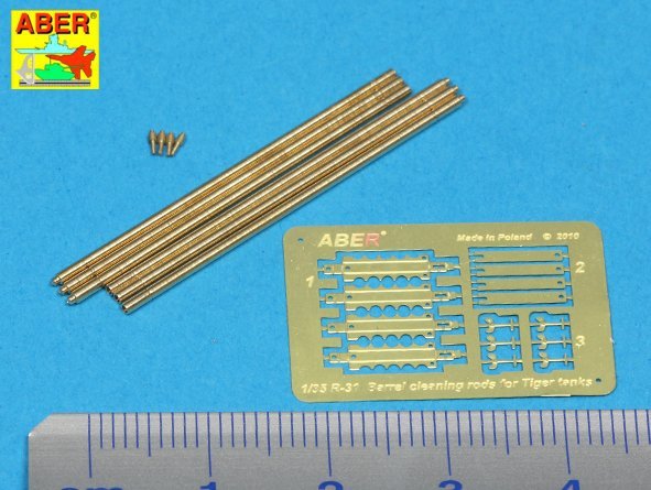 Aber R-32 Barrel cleaning rods for King Tiger 1/35 – image 2