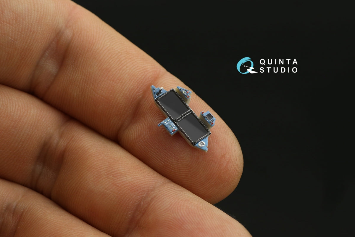 Quinta Studio QD48234 Su-35S 3D-Printed &amp;amp; colored Interior on decal paper (KittyHawk) 1/48 – Bild 13