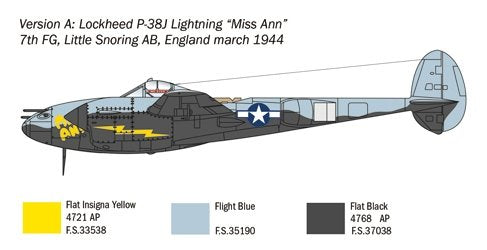 Italeri 1446 P-38J Lightning 1/72 – Bild 11