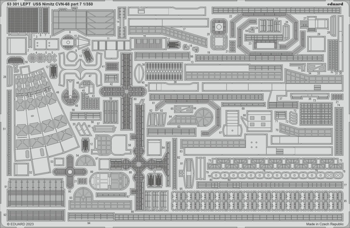 Eduard BIG5370 USS Nimitz CVN-68 PART II TRUMPETER 1/350 – image 4