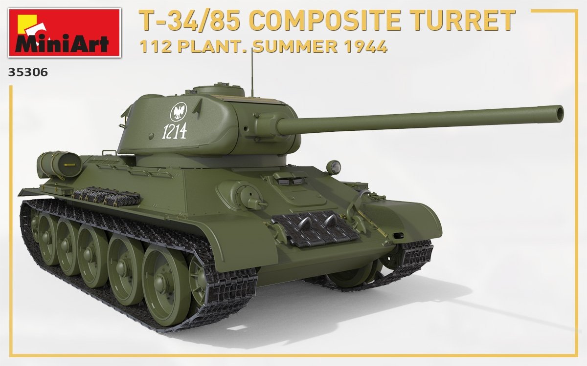 MiniArt 35306 T-34/85 COMPOSITE TURRET. 112 PLANT. SUMMER 1944 1/35 – image 4