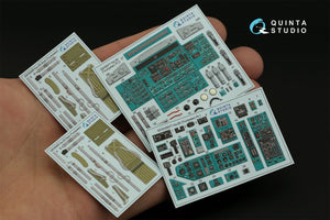 Quinta Studio QD35077 Ka-29 3D-Printed &amp;amp; colored Interior on decal paper (Trumpeter) 1/35 – Bild 2