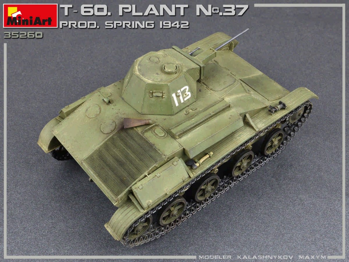 MiniArt 35260 T-60 PLANT N.37, SVERDLOVSK PROD. SPRING 1942. INTERIOR KIT 1/35 – immagine 5